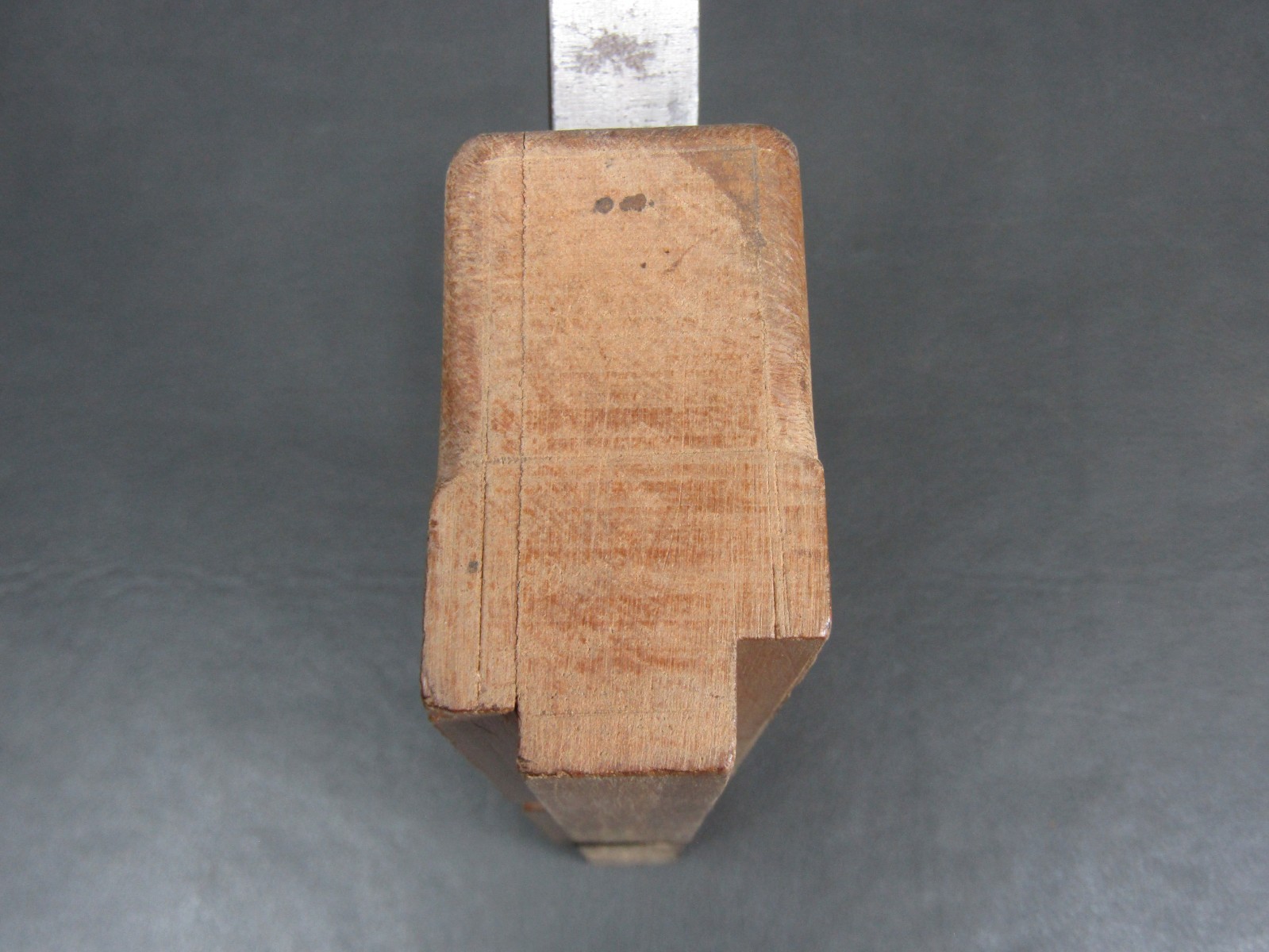 Wooden French 7/8″ dado plane vintage old tool