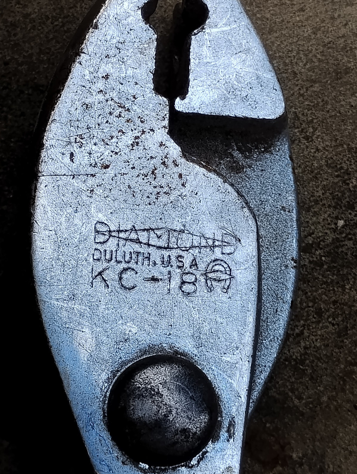 Vintage Diamond KC-18 Slip Joint Hose Clamp Pliers Duluth USA