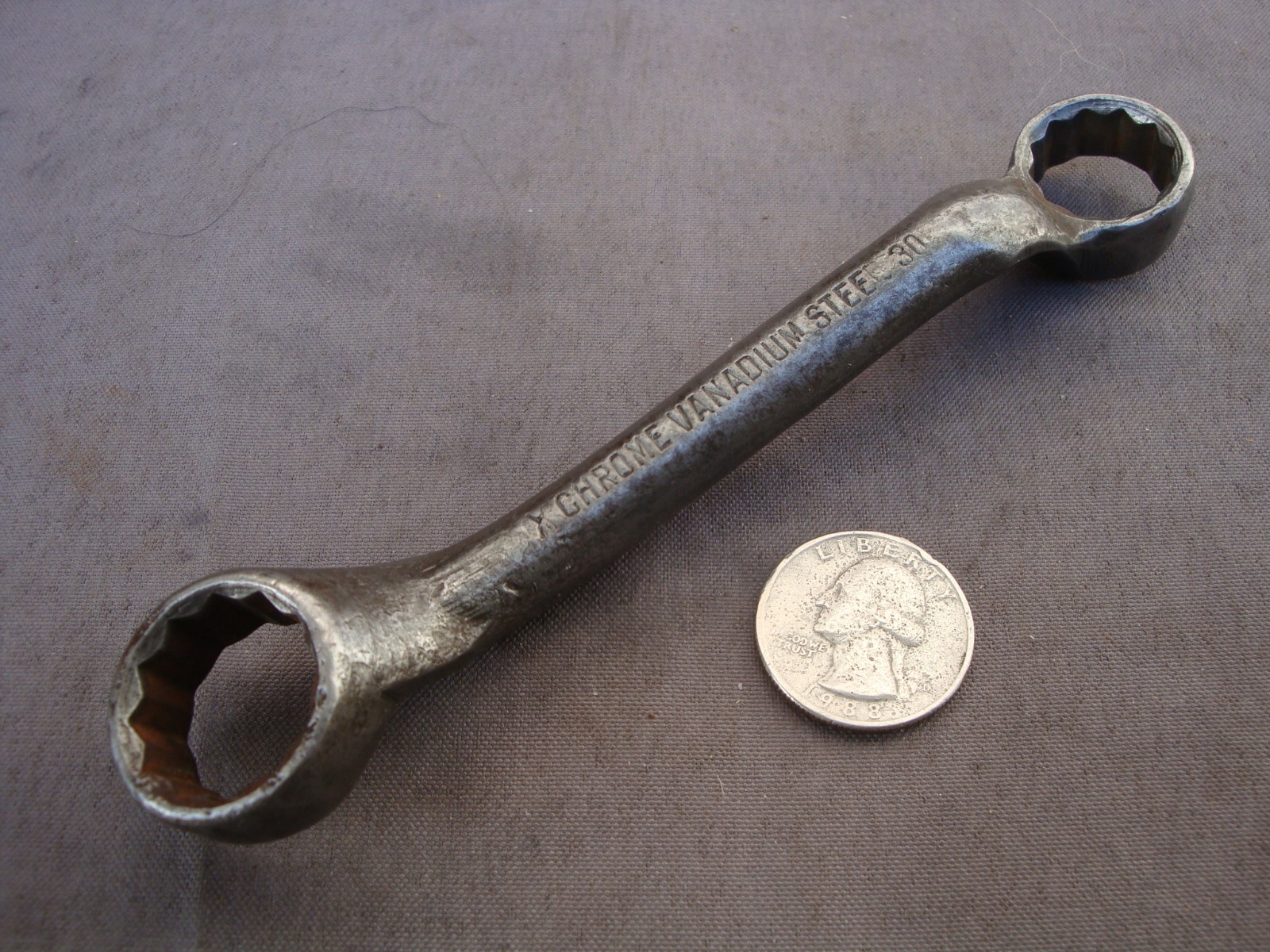 Hinsdale 5/8″ X 11/16″ 12 Pt Short Offset Box Wrench X Chrome Vanadium Steel 30
