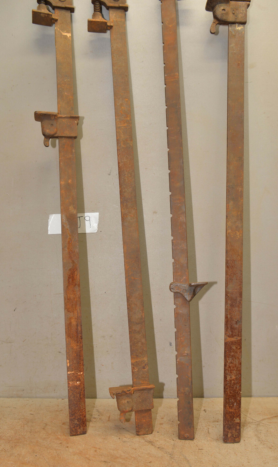 4 quality wood working bar clamps 3 Wetzler & one Jorgenson collectible tools J9