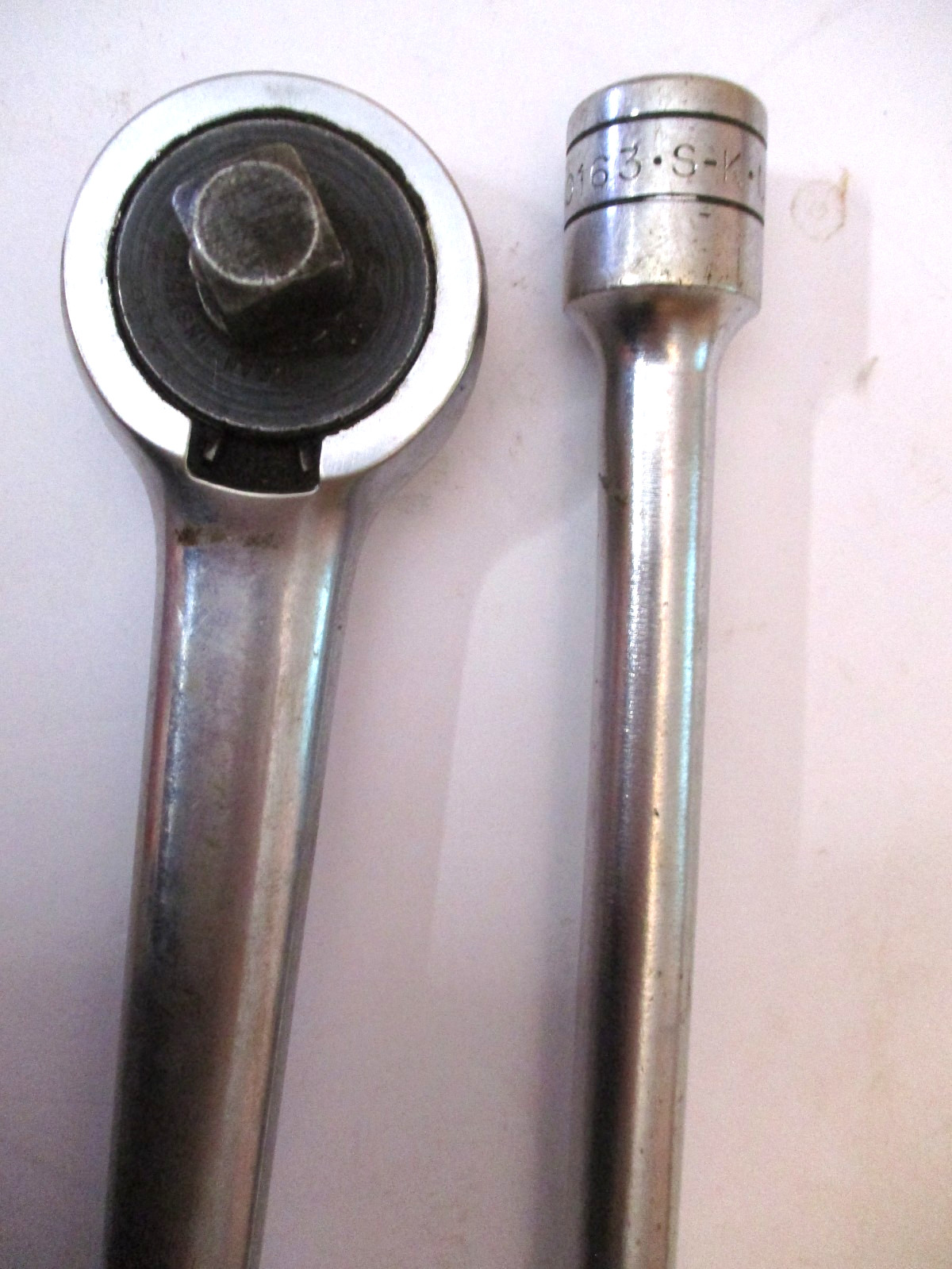2 U.S.A. MADE SK 1/2 in. DRIVE TOOLS ~ 15 in. RATCHET #40170 & 20 in. EXTENSION