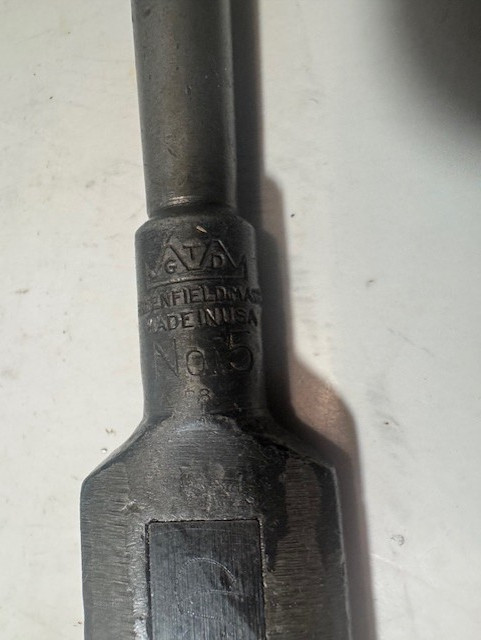 MADE USA – VINTAGE GTD – GREENFIELD MASS No. 5 TAP WRENCH – 11 1/2″ – NICE