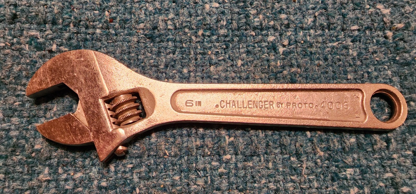 Vtg. Challenger by Proto 4006, 4008, 4012 & Challenger 4010 adjustable wrenches!