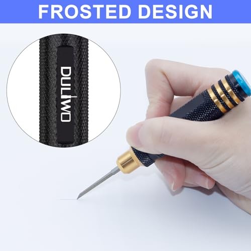 7 Piece Model Scribe Chisel Tool Set 0.1-2.0mm Blades