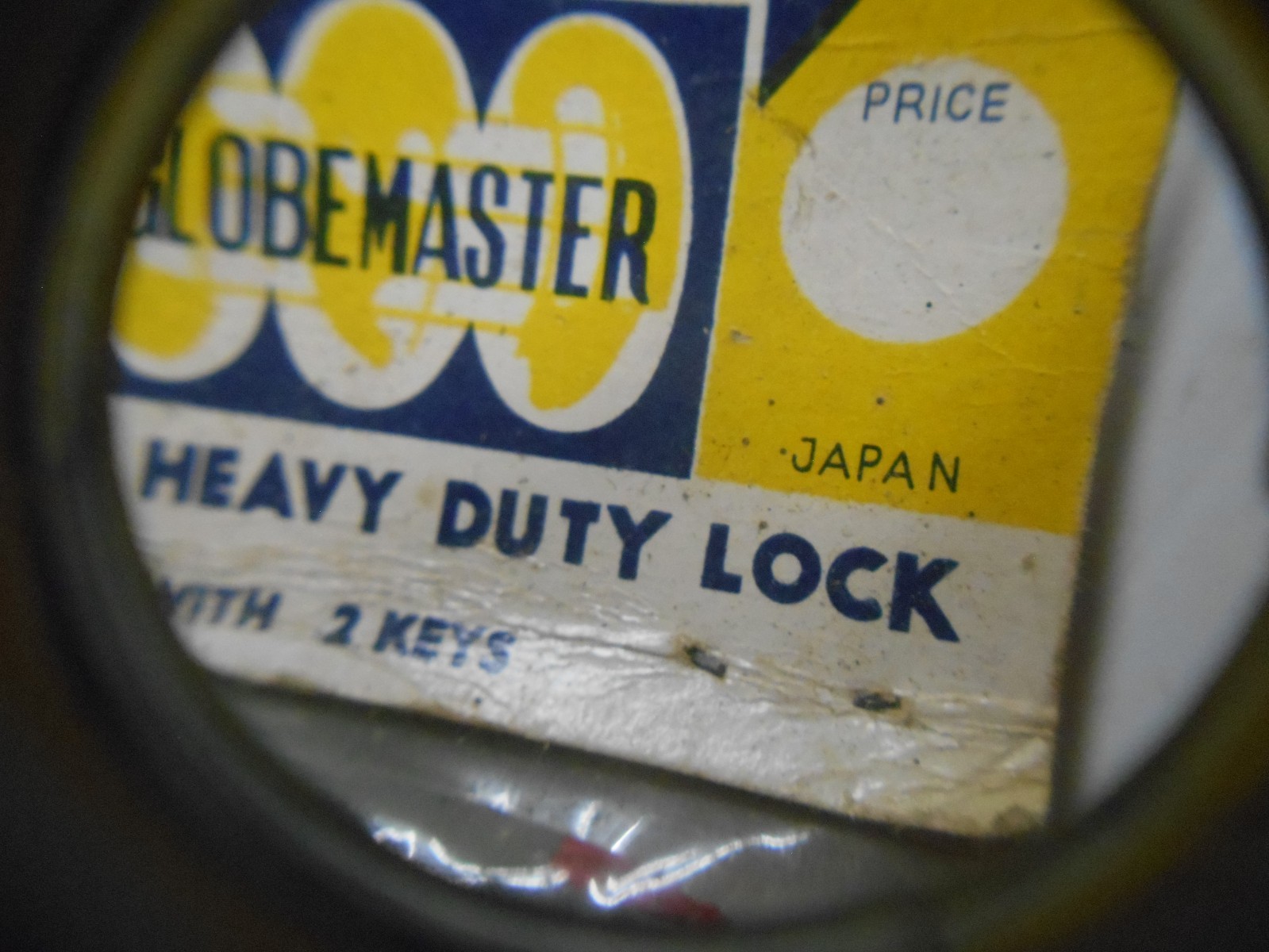 Vintage SEALED Globemaster Pad Lock #5994