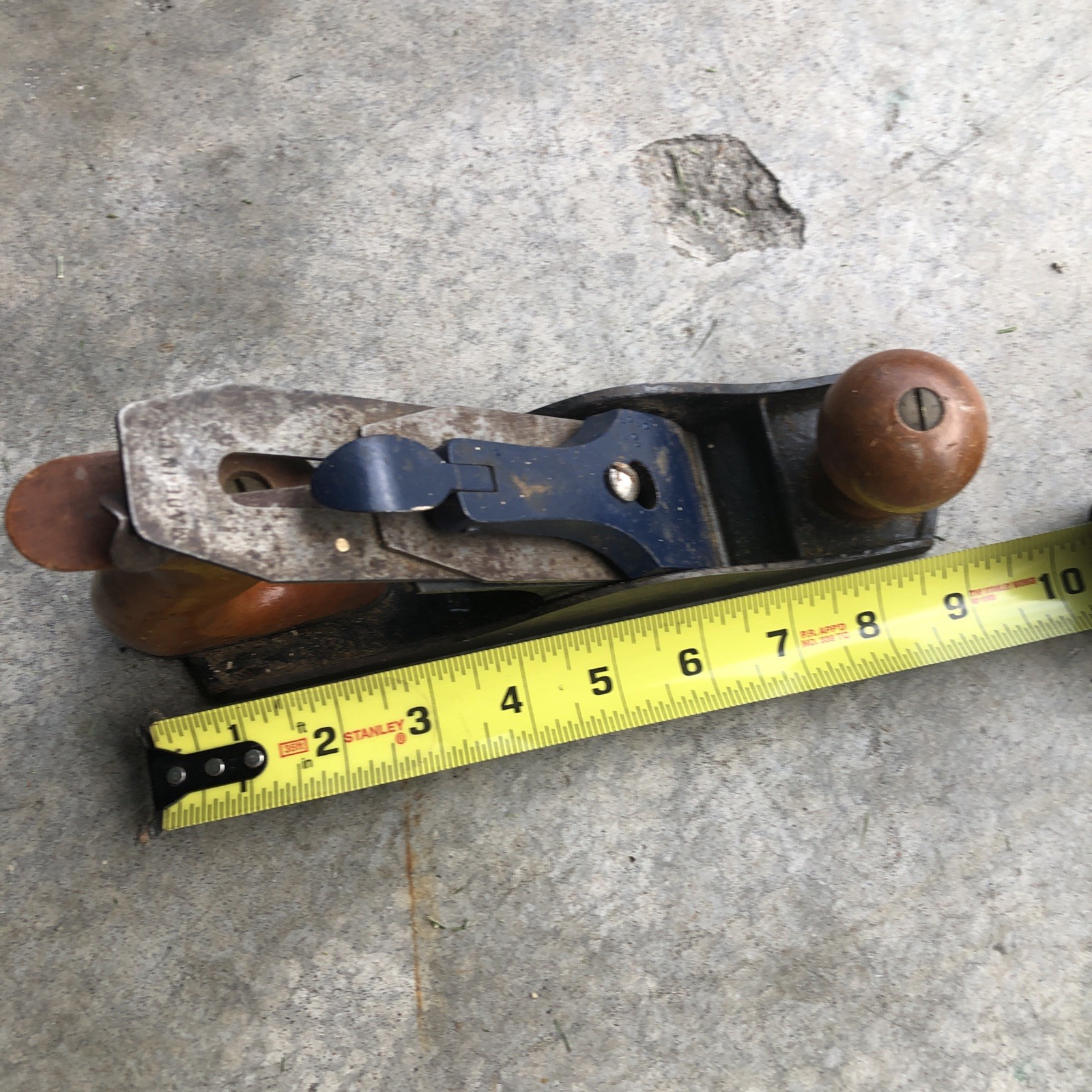 Great Neck Vintage Heavy Duty Hand Plane Wood Working Tool Long USA