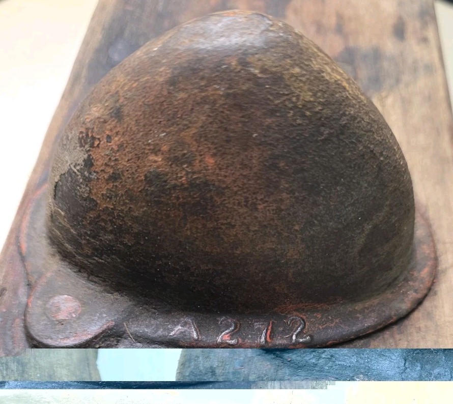 Antique Primitive Wood & Metal Farm Tractor Tool Box Oil Can Anti Tip Cone