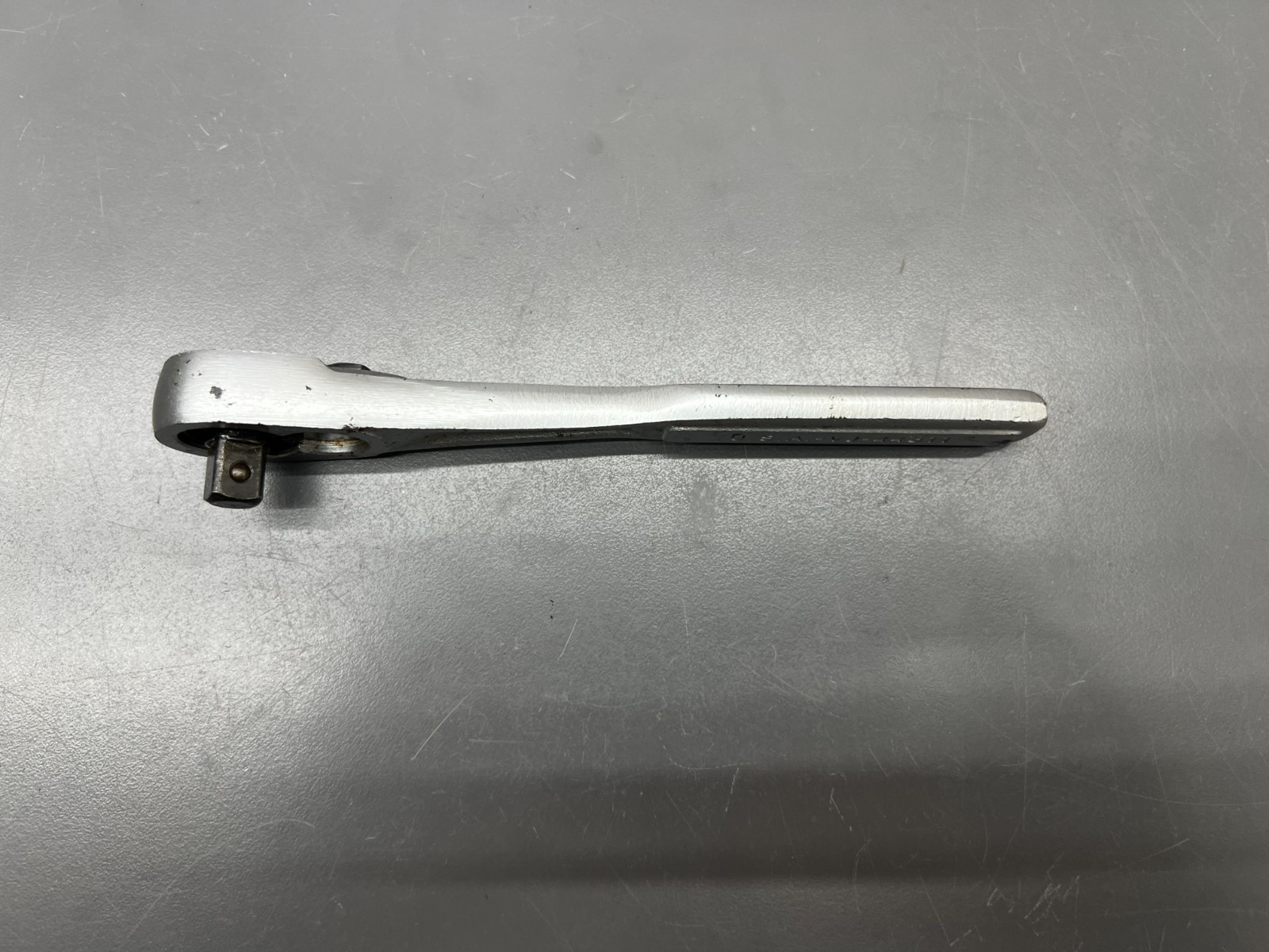 (L) VINTAGE CRAFTSMAN VJ 44811 3/8″ DRIVE QR RATCHET – JUST SVCD – MADE IN USA