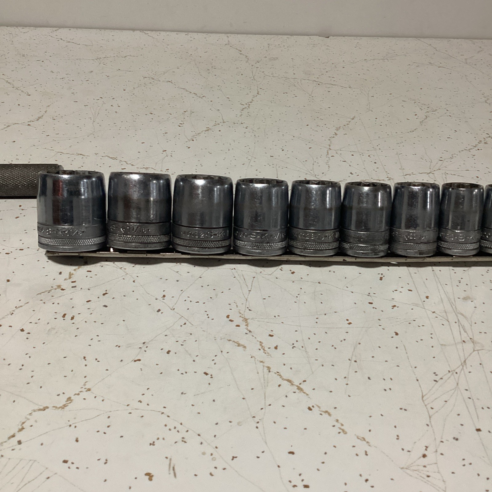 1/2” Drive S-k Sockets, Extensions, T Bar And Speed Wrench