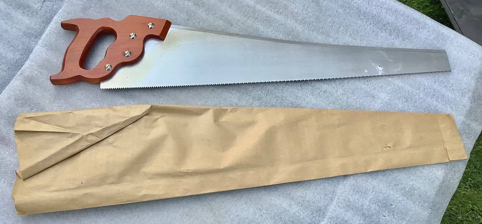 VTG FLY FISHERMAN ETCHING MINT IN WRAPPER PENN SAW CORP NO.2600 8PT NEW OLD STOC