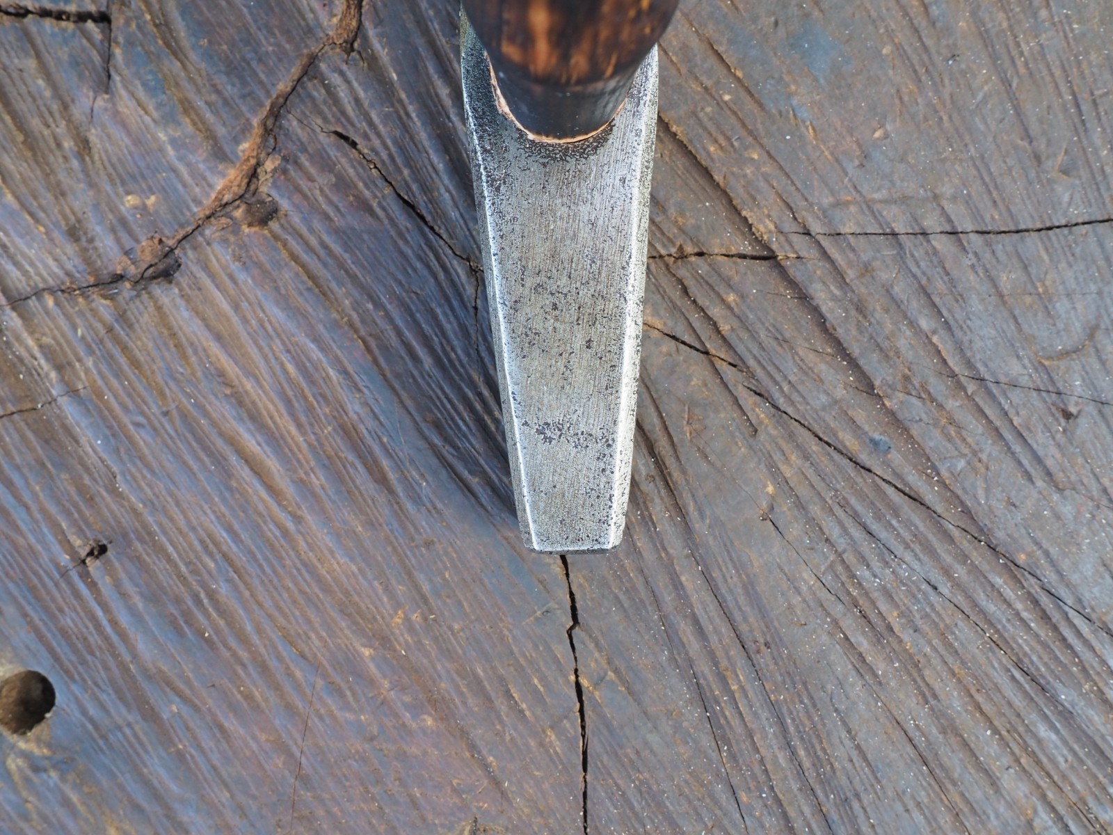 ODD 2.7LB SQUARE FACE “BOILER MAKER” RIVET PEIN HAMMER BLACKSMITH ANVIL VINTAGE