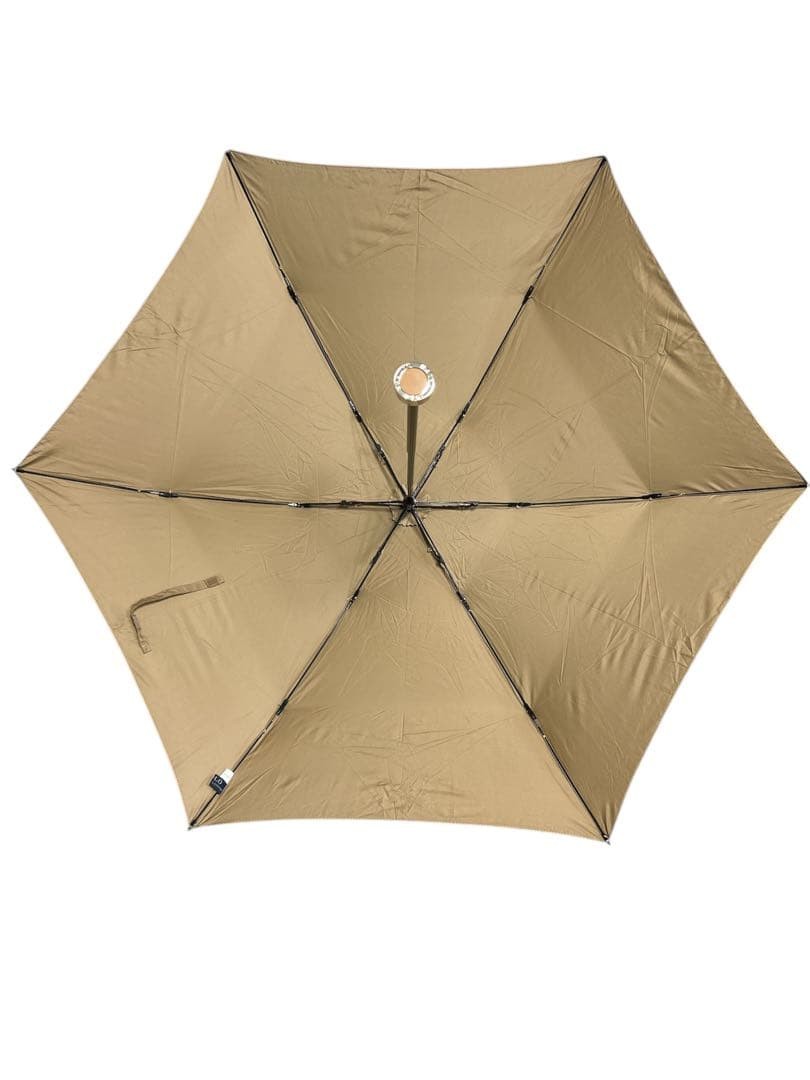 Polo Ralph Lauren Folding Umbrella 55cm Beige Polyester Used
