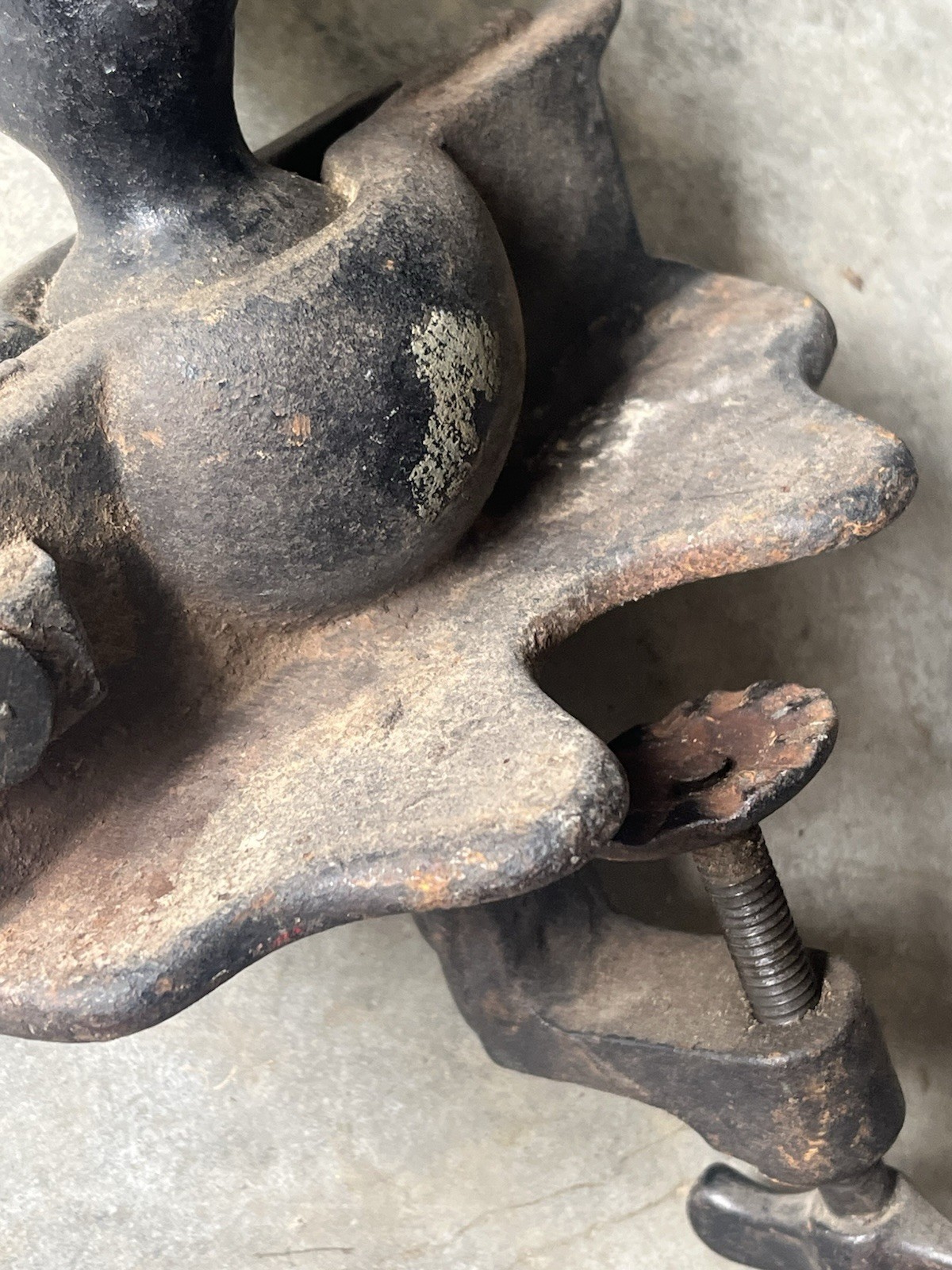 Vintage Sargent & Co. #105 Saw Blade Sharpening Clamp Vise Mount Tool Antique