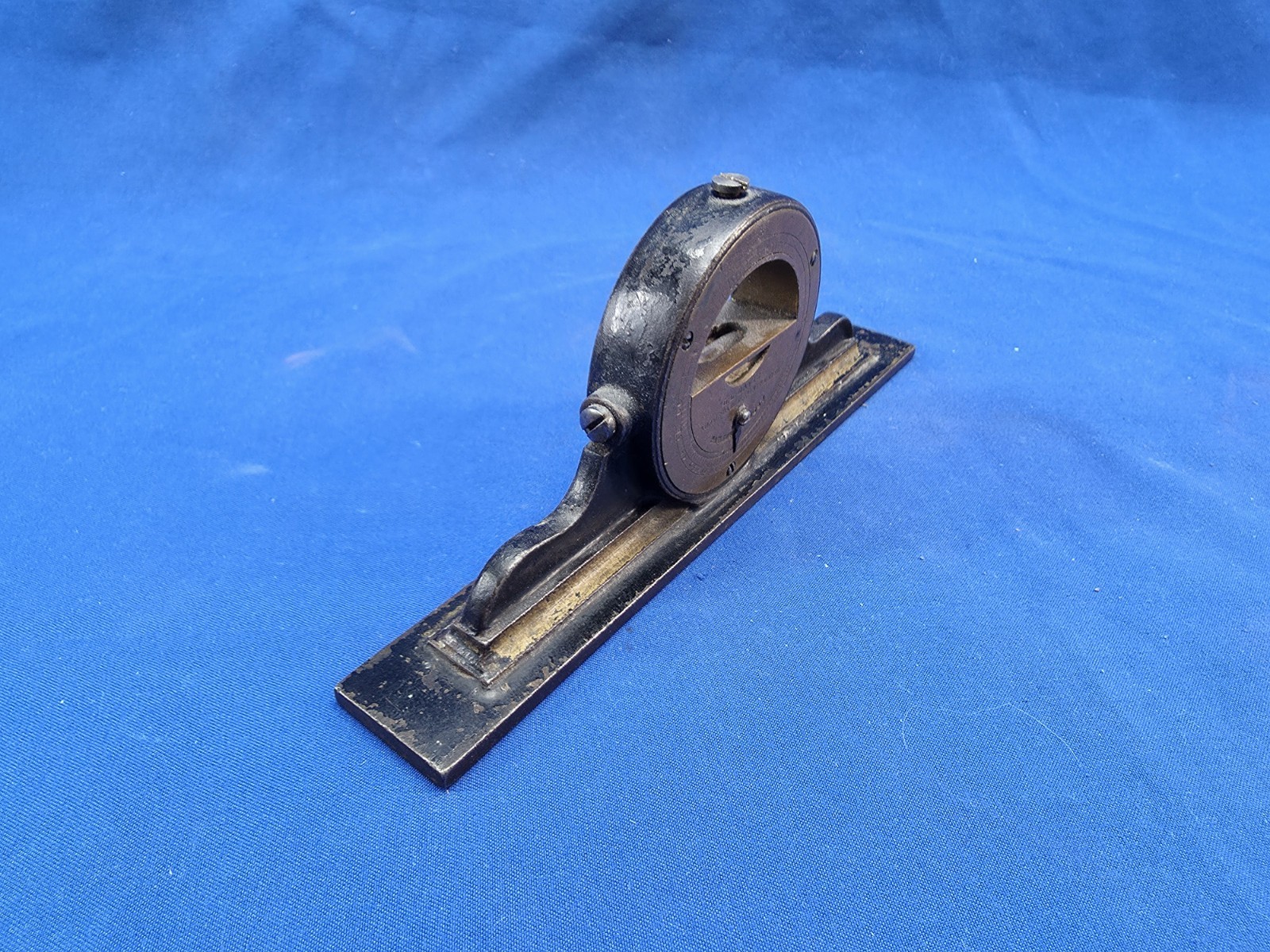 Beautiful L L Davis No. 1 Mantle Clock Inclinometer 1887 Patent Spirit Level