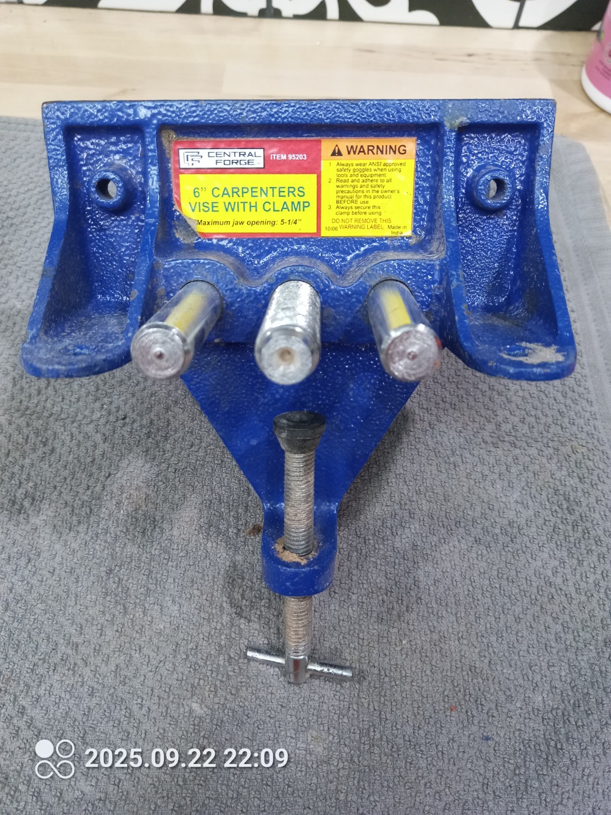 6″Carpenters Vise With Clamp