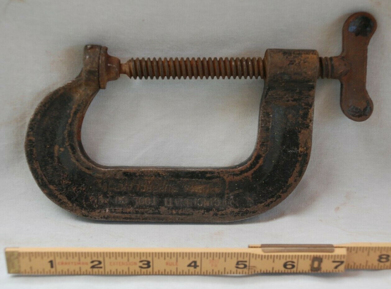 Vintage Hargrave 3 – No. 44 Super Clamp – Cincinnati Tool Co. – Made in USA