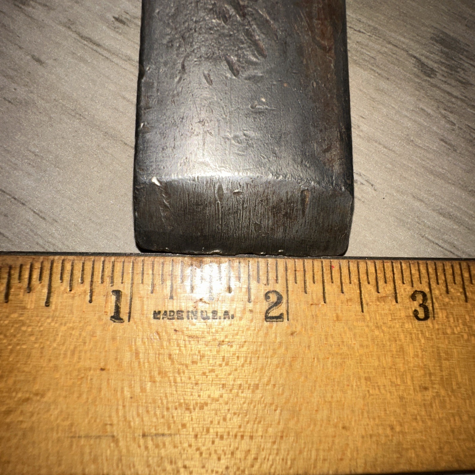Antique Beveled Chisel, Unknown Maker. 1lb. 3oz. High Quality Steel!