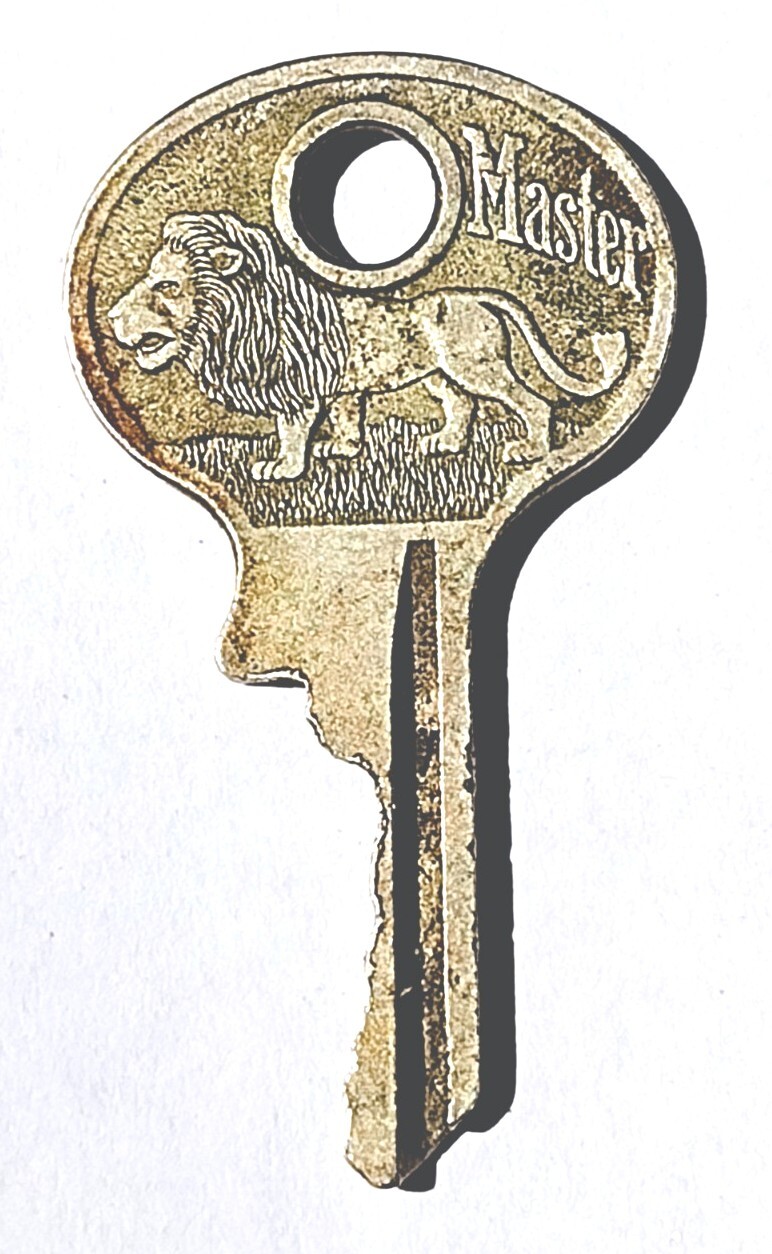 Vintage Key Master Lion B & B Appx 1-5/8″ Replacement Locks