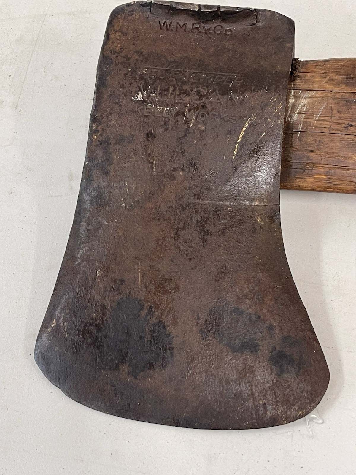 Rare Western Maryland Railway Railroad Axe Tool True Temper Vulcan Kelly Works