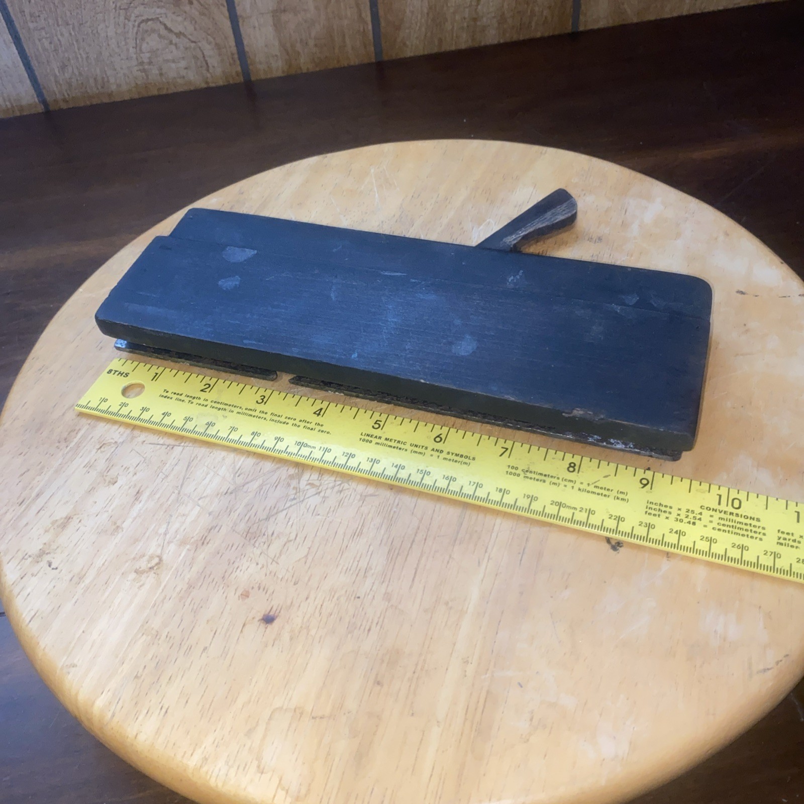 Early Groove Plane Wood Plane Antique Black