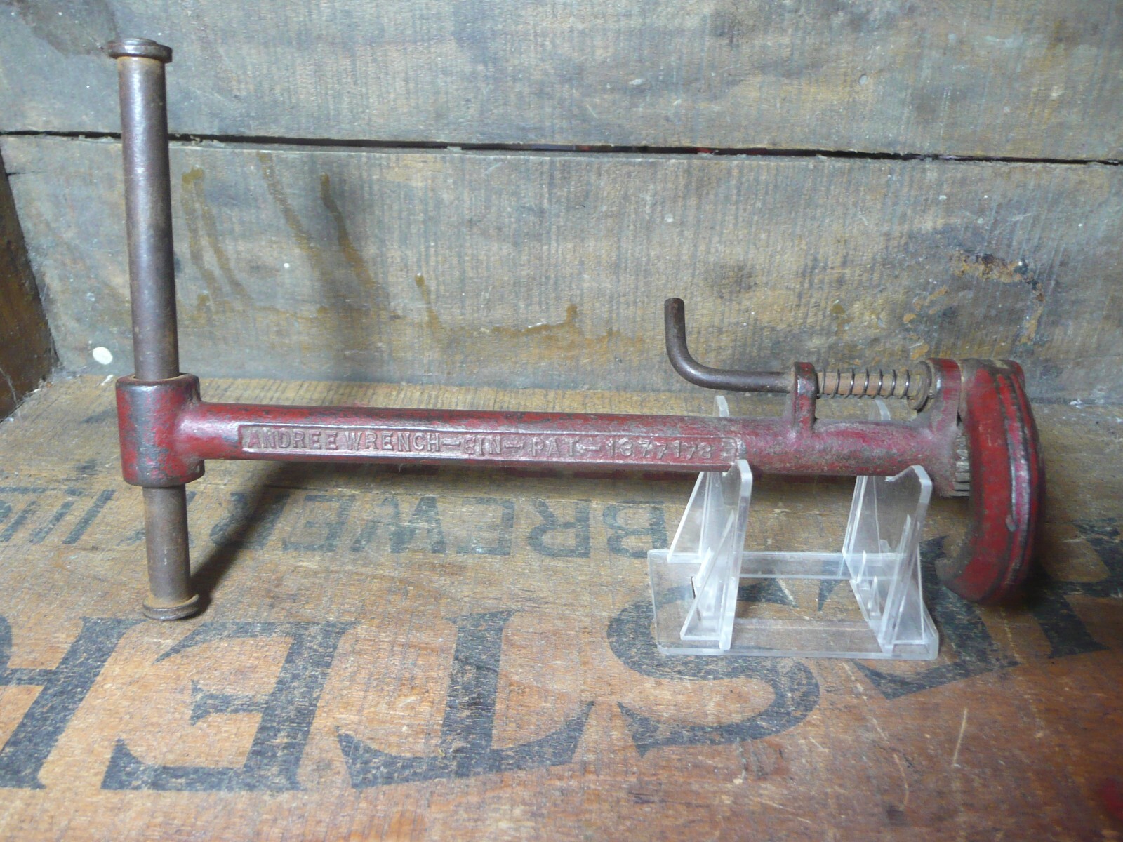 Vintage Andree Basin Wrench 8″