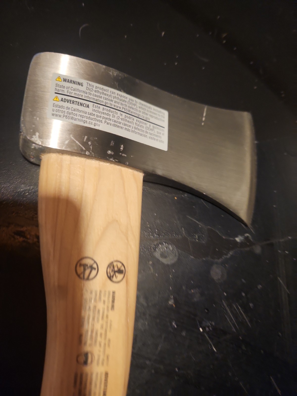 Kobalt Forged Steel Camp Axe 14-in with Hickory Handle #616450