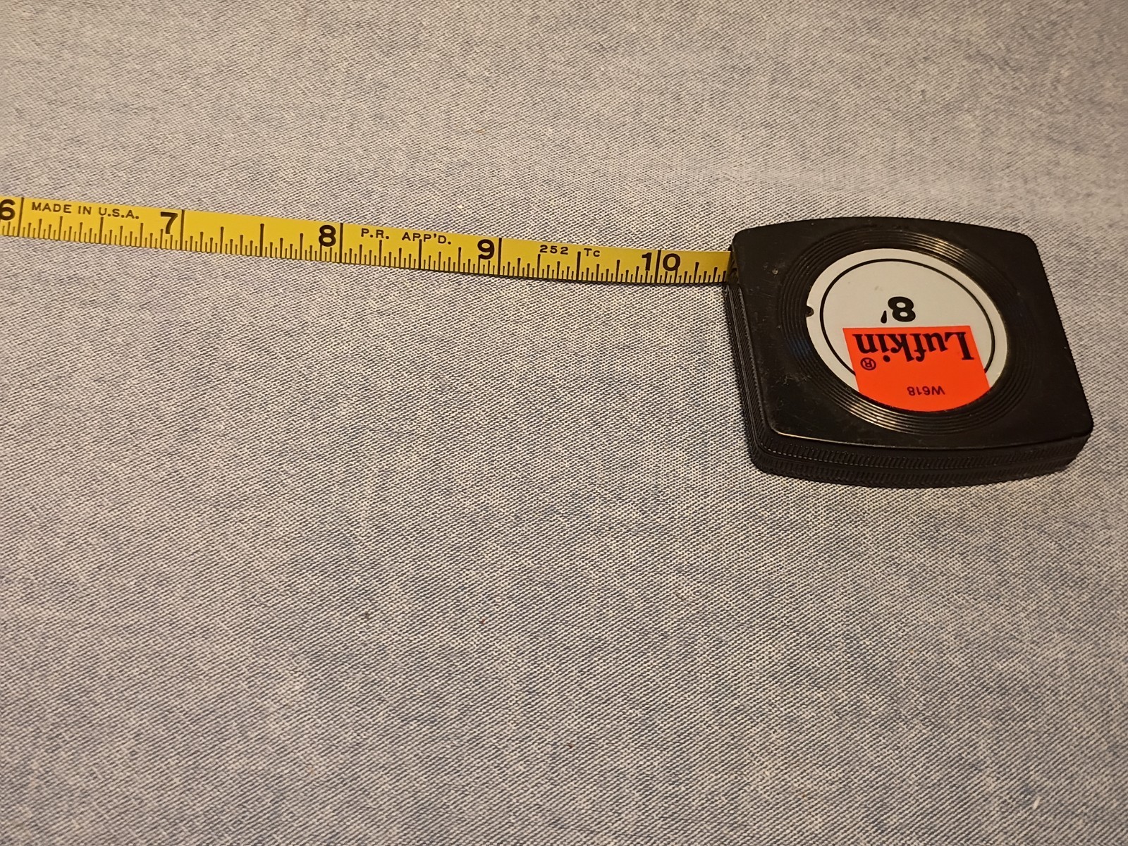 Lot of Three(3) Vintage Lufkin Tape Measures & One(1) Lufkin Metal Ruler -used-