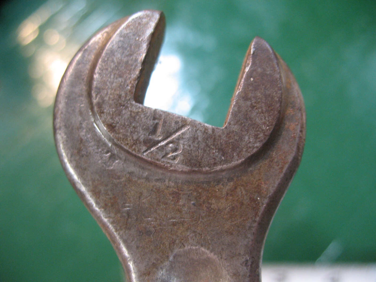 VINTAGE WILLIAMS USA No. 72 OPEN END WRENCH 3/8 & 1/2” REINFORCED JAWS