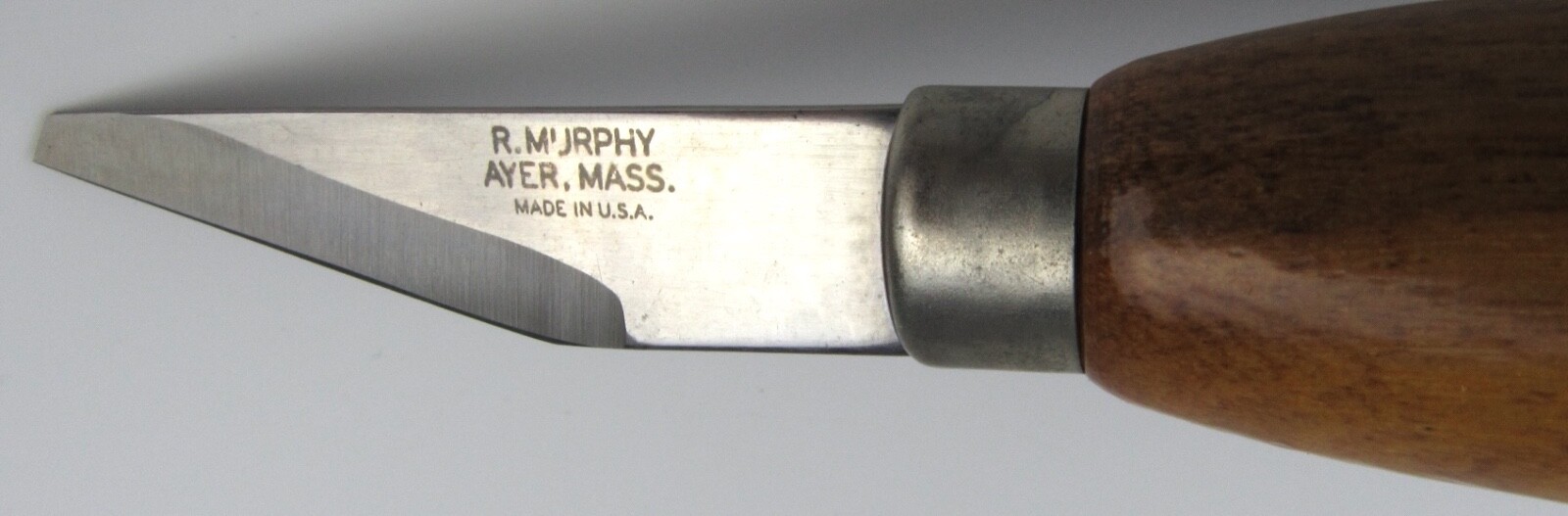 Vintage R. Murphy Woodworking Bevel Wood Carving Whittling Knife NOS