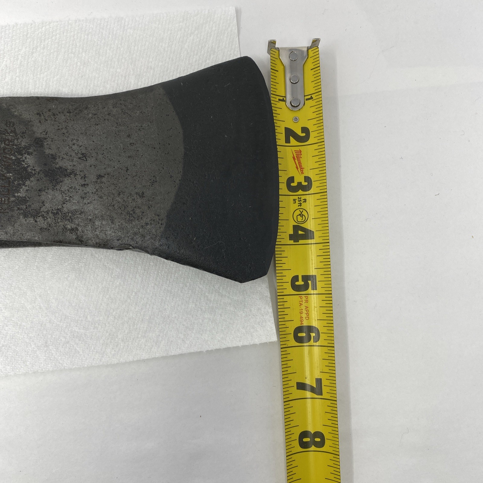 Vintage True Temper KELLY WORKS Flint Edge 4 lb. 0.3 oz Double Bit Axe Head 11”