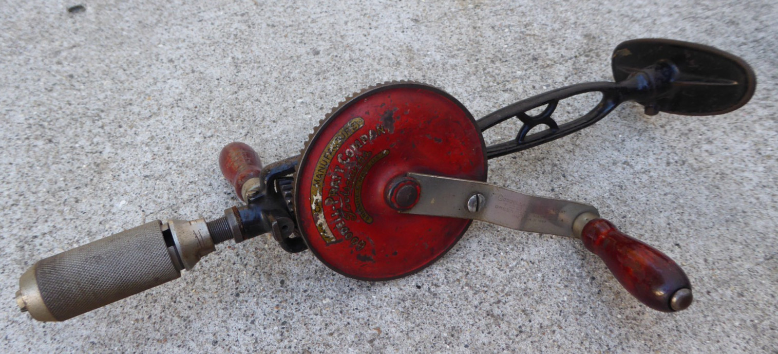 Goodell-Pratt Company 1895 Breast Drill
