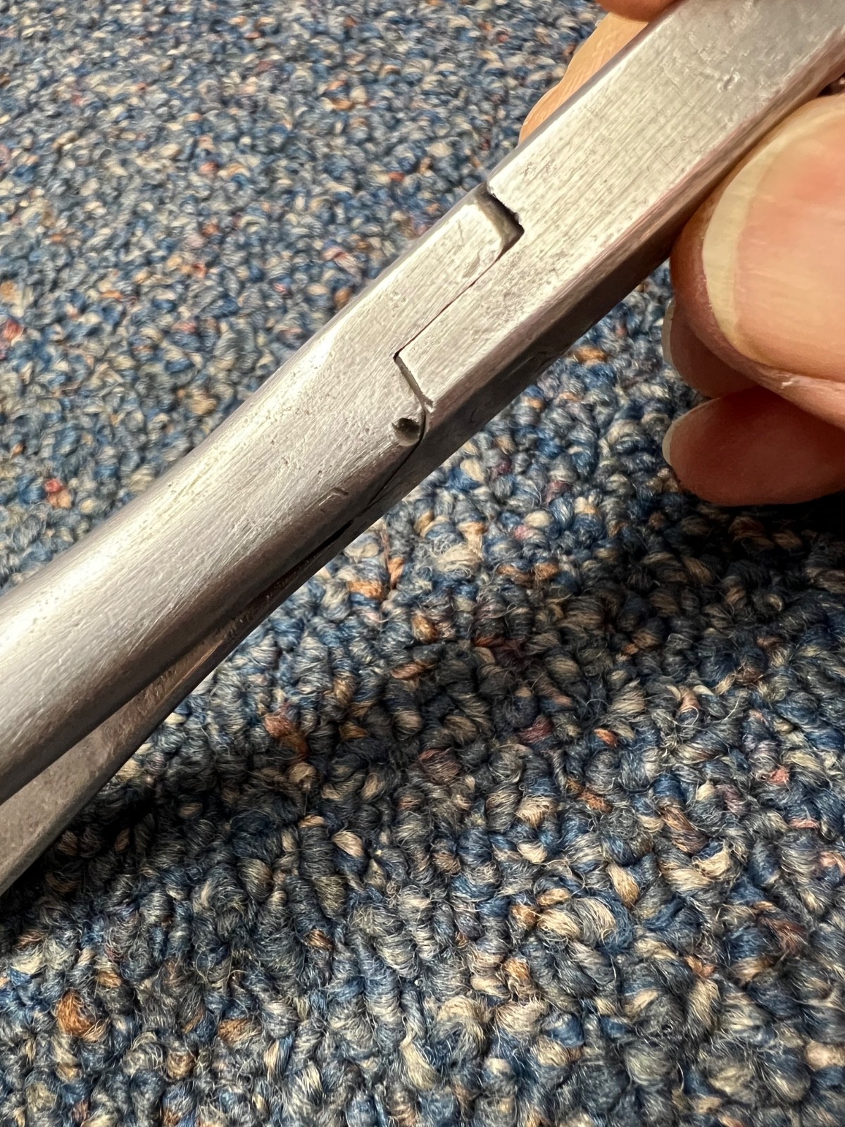 Antique C.S. Osborne & Co. 6″ gas & burner pliers, rare, good condition
