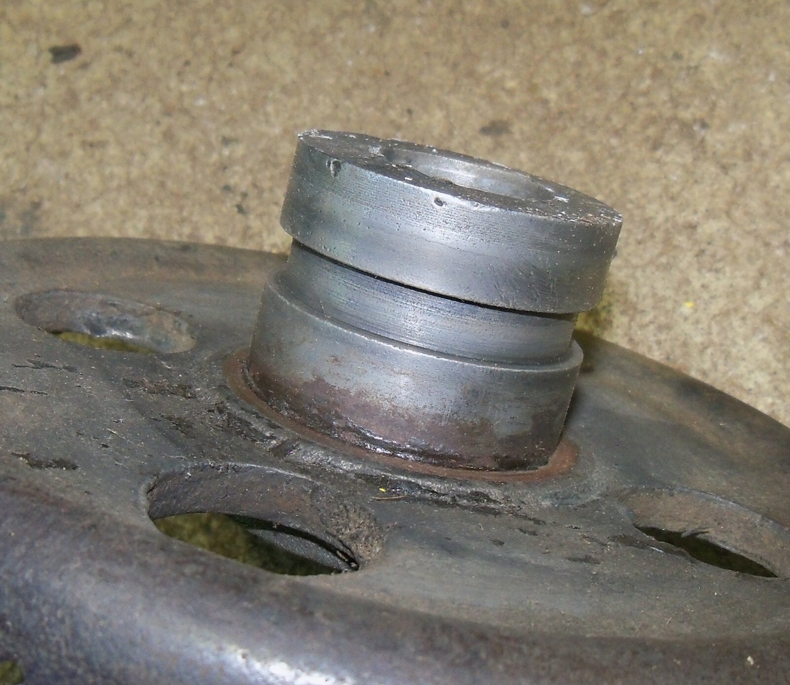 Vintage 94 Buffalo Forge Co Post Column Beam Drill Press Top Screw Shaft Lock
