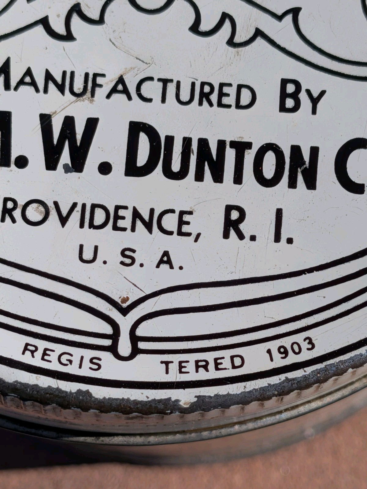 Nokorode Soldering Paste Tin 3” wide x 3 1/2″” tall 1926 Patent $8.50