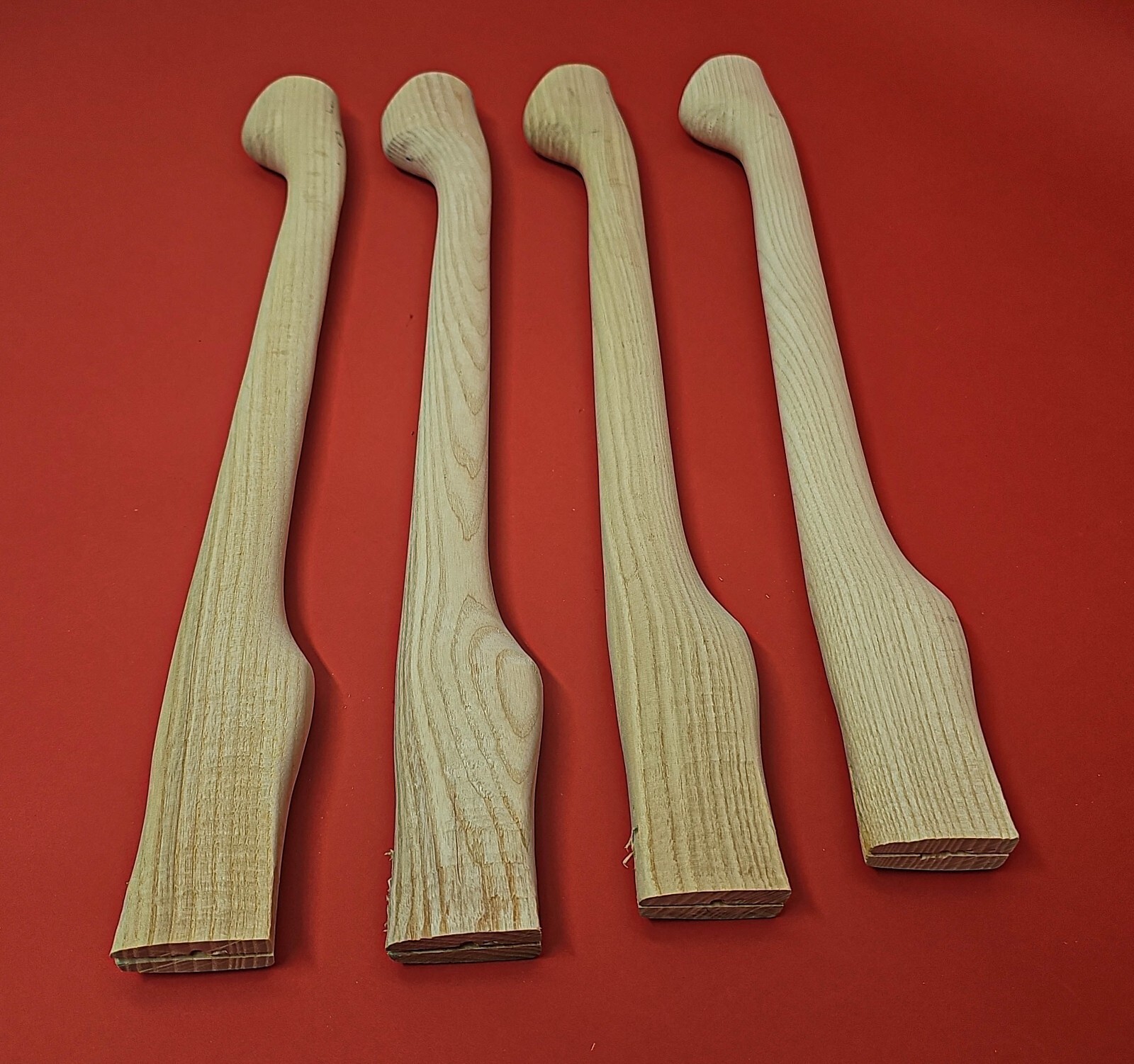 Lot of 4 pcs 19,7″ ( 500 mm ) Replacement Axe Handle blank, hand Crafted