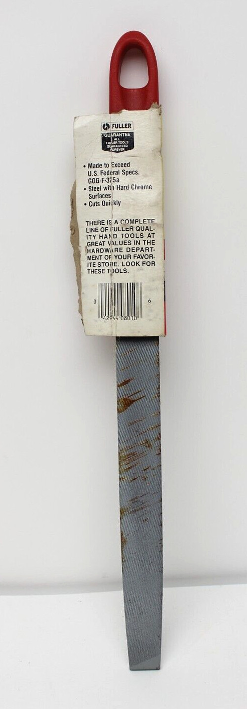 Vintage Fuller 10″ Mill Bastard No.8010 For Finishing Wood or Metals 14.5″L NOS