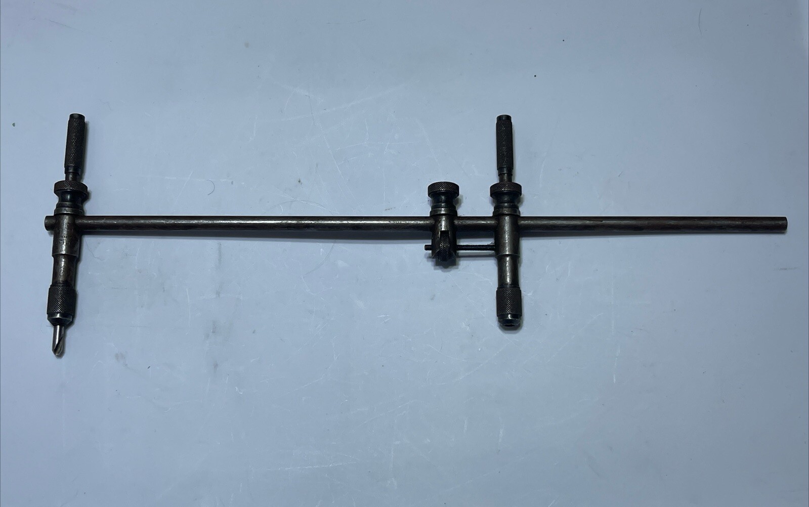 The L.S. Starrett Co. No. 251 Steel Beam Trammel Machinist Tool