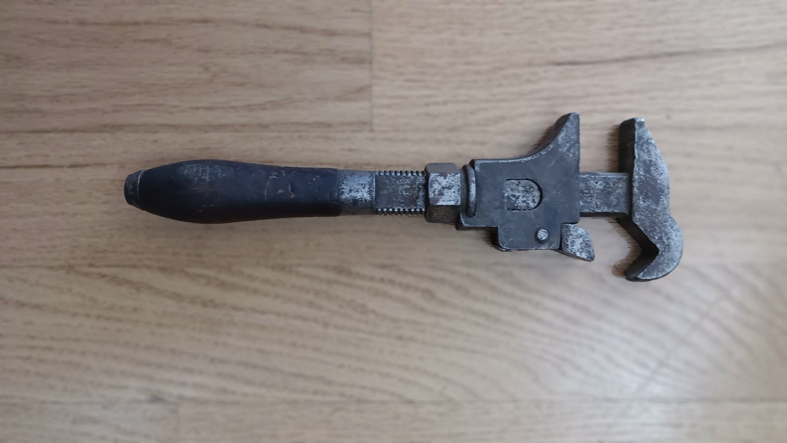 Vintage John Tower Wrench Double Sided 12 1/2” Adjustable 3lb 2oz Michigan USA