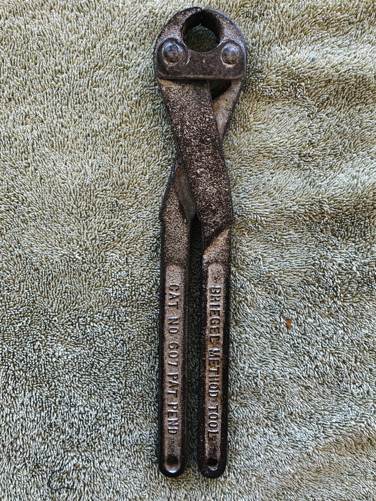 Vintage Briegel Method Tool Cat. No. 607 Crimping Tool