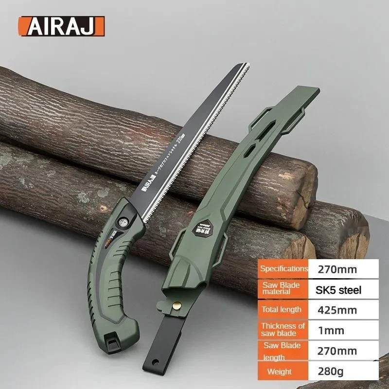 Japanese Style Hand Saw Sharp Blade Woodworking Tree Pruning Garden Tool