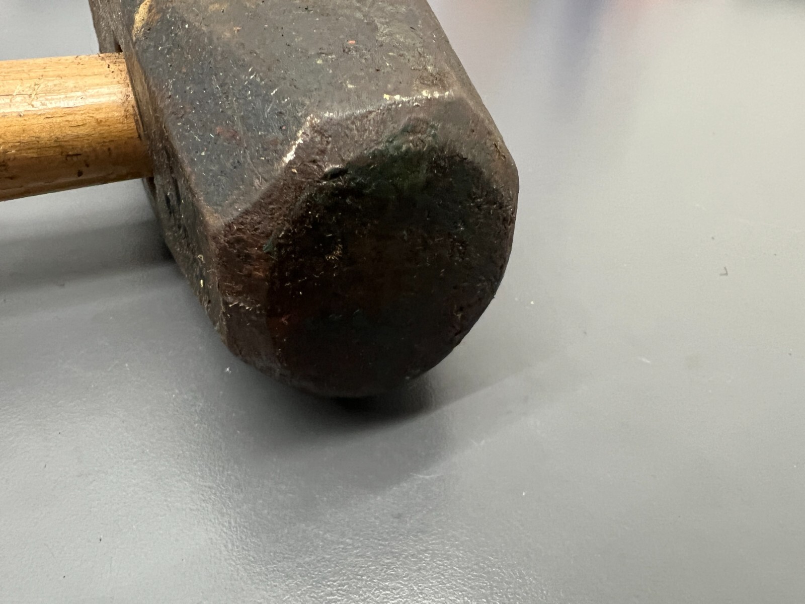 (H1) VINTAGE HUBBARD 4 LB. SHORT SLEDGEHAMMER BLACKSMITH – VGC – USA