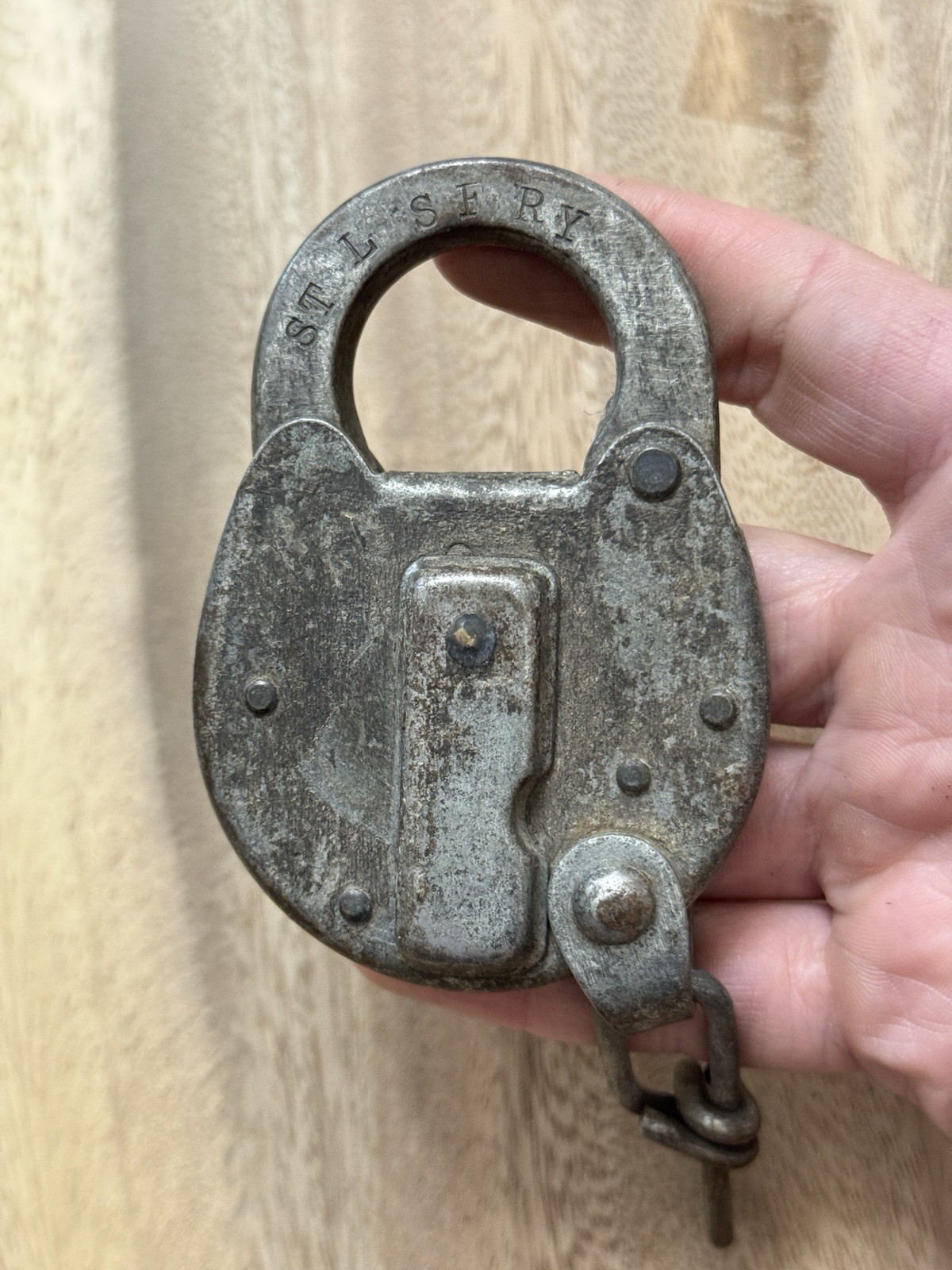 Vintage St. Louis Santa Fe Lock Padlock No Key