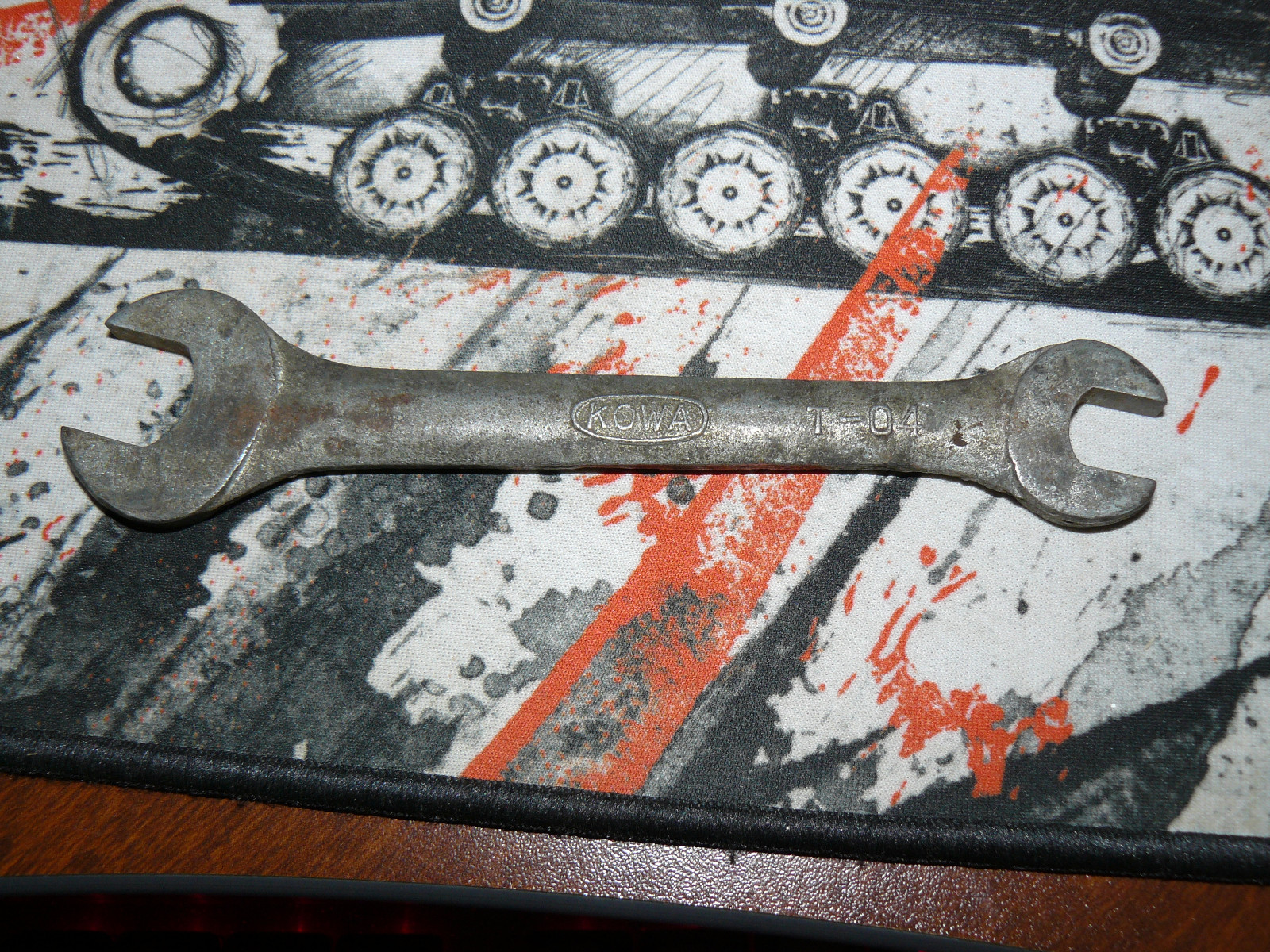 HONDA MOTORCYCLE KOWA HM T-04 14-10 mm OPEN END WRENCH TOOL Free Shipping U.S.A.