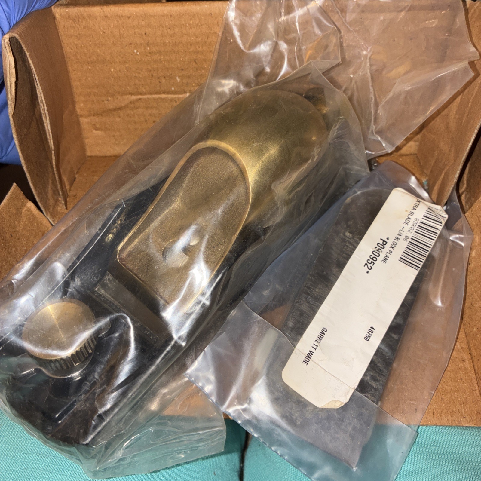 SEALED SET Garrett Wade No. 60-1/2 Adjustable Mouth Low Angle Block Plane/blade