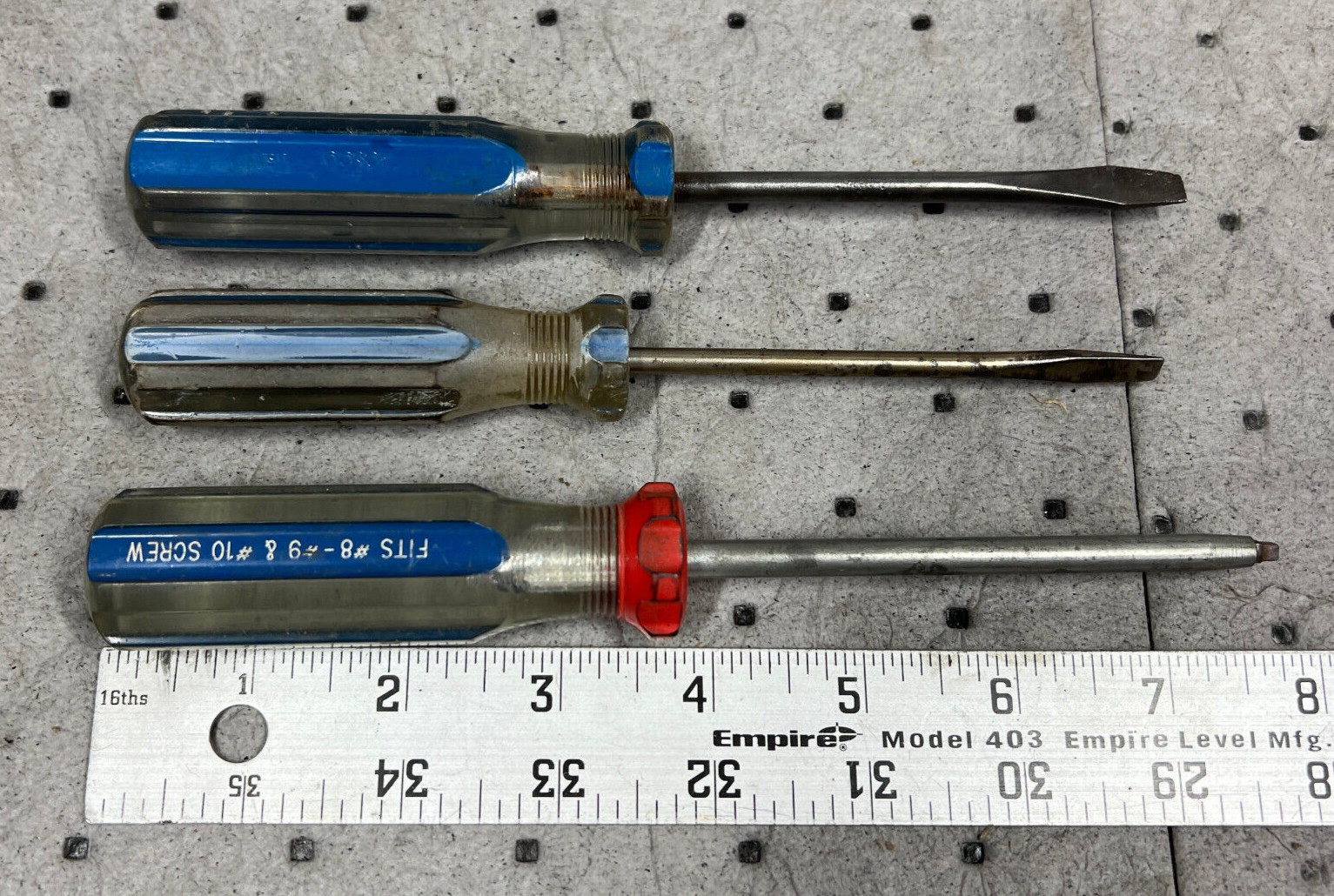Vintage Rosco Two-Fister 3 Piece Mechanics Screwdriver Set – USA!