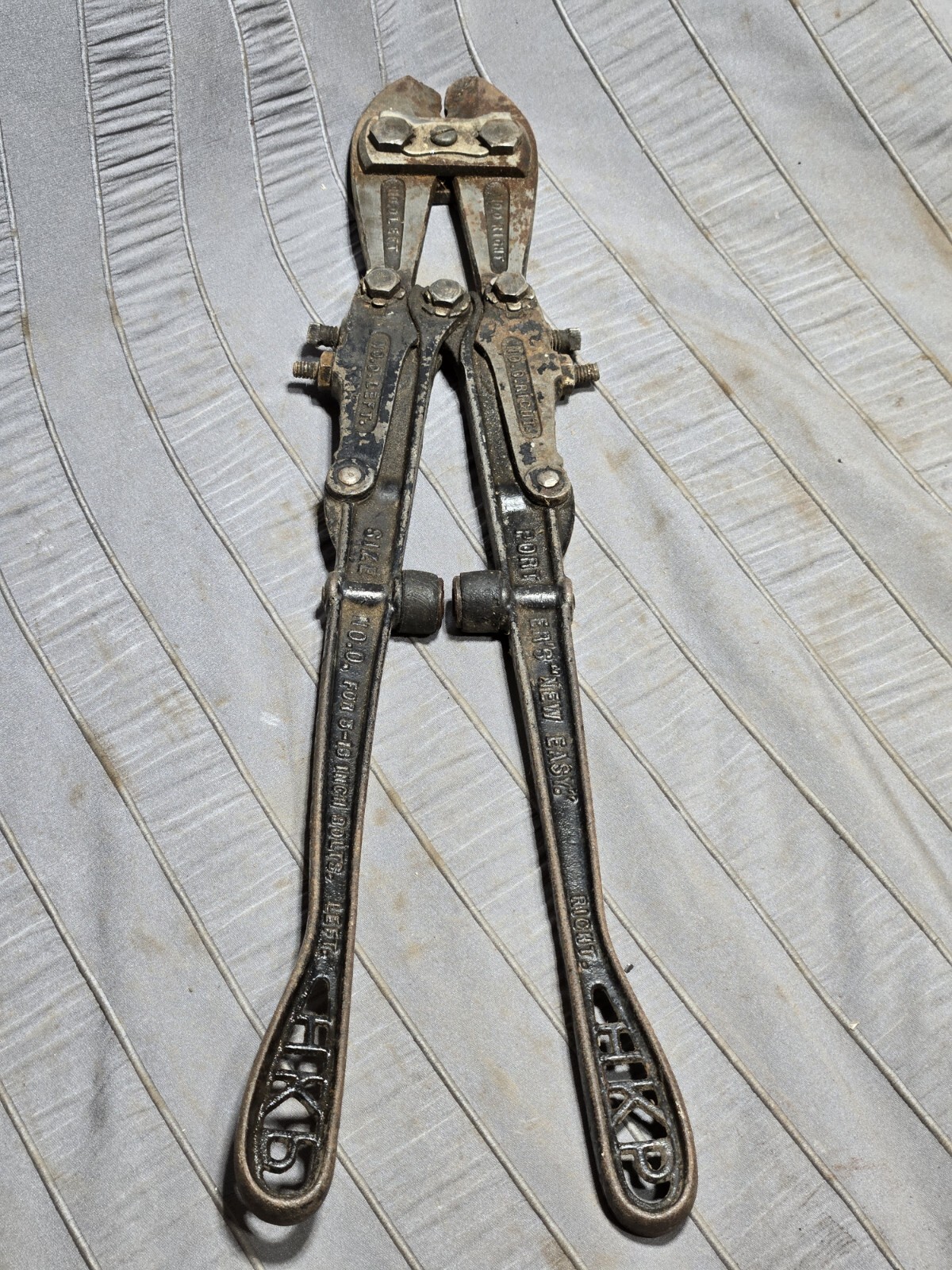 1909 Antique H K Porter, HKP Small Bolt Cutter, Boston, Mass, USA, Old Tool.