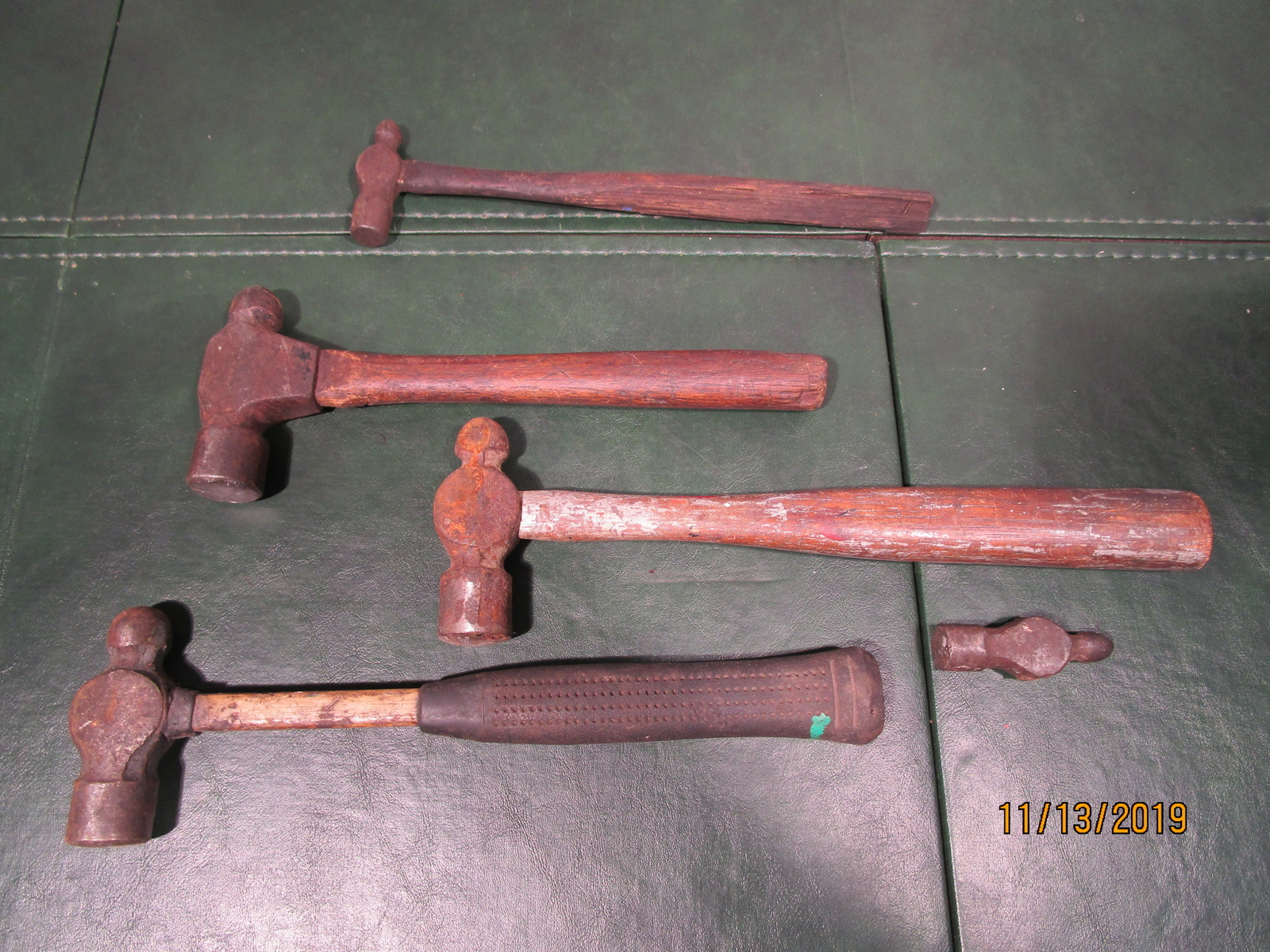 Lot of Vintage Ball Peen Hammers