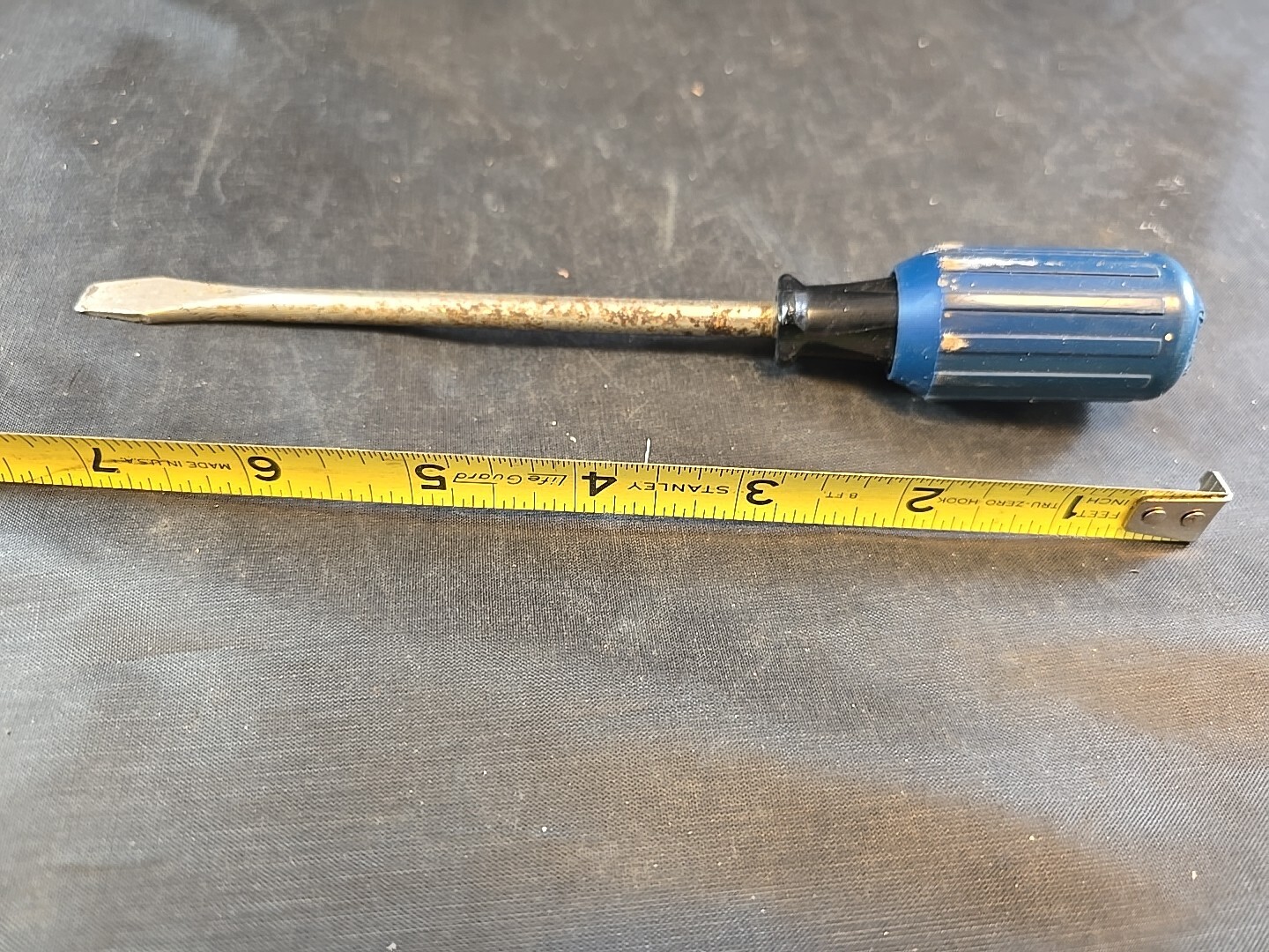 Power Torque Flat Head Screwdriver USA Tools Flathead Mechanical 7.75″