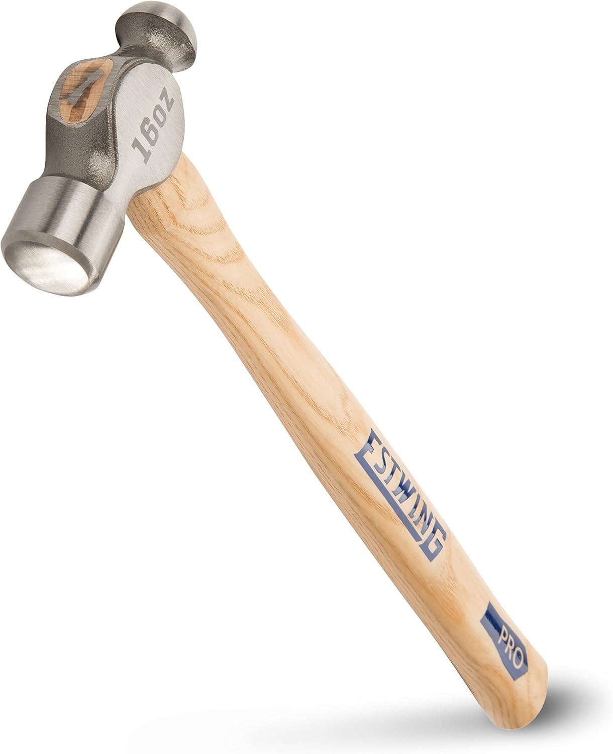 16 oz German Style Ball Peen Hammer – Forged Steel & Ergonomic Hickory Handle