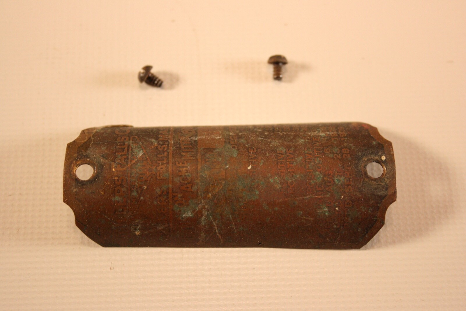 Langdon No. 75 Mitre Box Index Plate (Name Plate)
